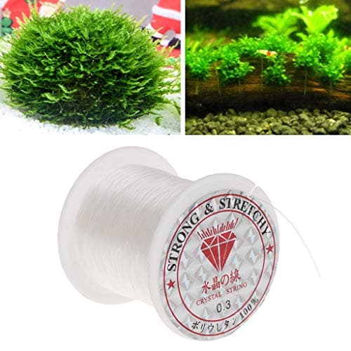 Clear Wire 328FT Invisible Hanging Line Strong Crystal String for Aquarium Moss Binding Fish for Tank Floating Decoratio Heater Light Thermometers Gravel Sand Decorations Filter Filter — view 2