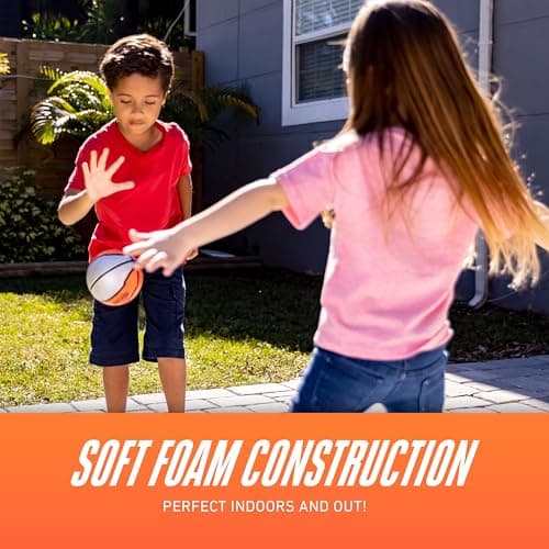 Nerf Mini Foam Sports Ball Set - Foam Football, Soccer Ball + Basketball Set Soft Sports Toy for Kids - Multicolor — view 3