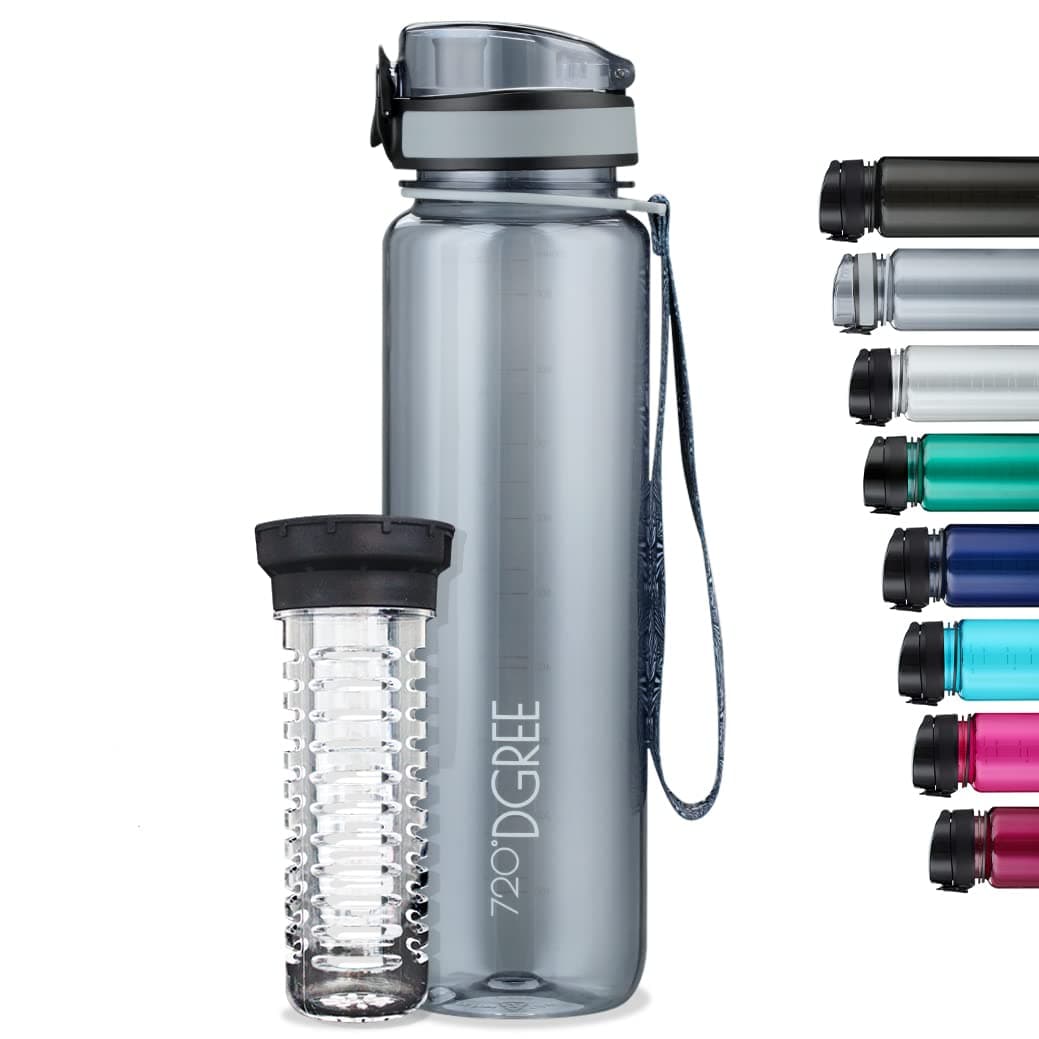 720°DGREE Botella de agua uberBottle – 1,5 litros, 1500ml | Novedosa botella deportiva | Sin BPA | Ideal para niños, fitness, deportes, fútbol, guardería, escuela, pequeños, antigoteo — view 189