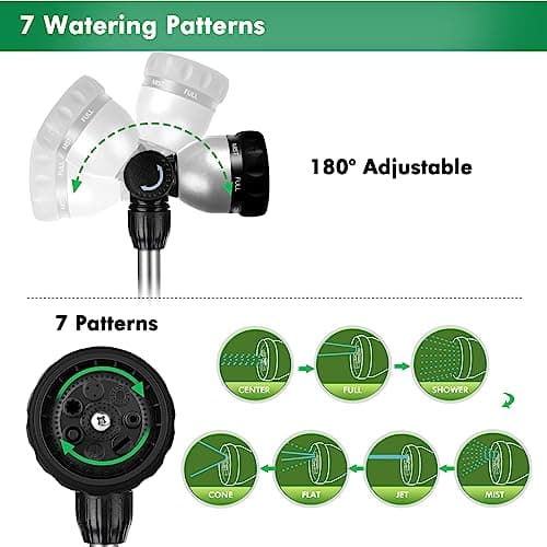 RESTMO Heavy Duty Metal Hose Wand, Watering Wand for Garden Hose — view 4