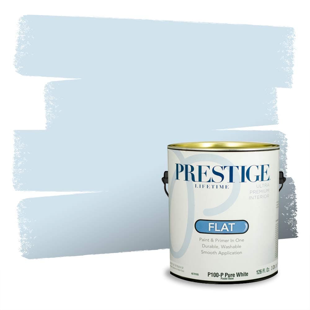 PRESTIGE Paints Interior Paint and Primer In One, 1-Gallon, Semi-Gloss, Comparable Match of Valspar* Dewdrop* — view 204