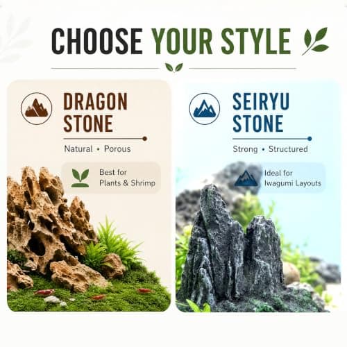 Korvuli Dragon Stone Aquascaping Rocks, 10 lb (4-8"), Aquarium Stone Set — view 4