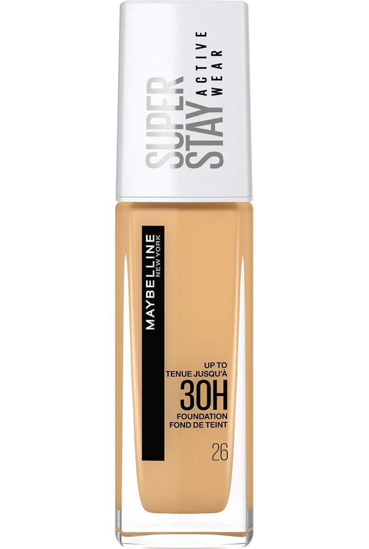 Maybelline New York Super Stay Active Wear, waterproof foundation with high coverage, long-lasting facial make-up for light skin types, colour: No. 10 Ivory (Light), 1 x 30 ml — view 3