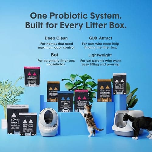 Boxie® Probiotic Cat Litter 40 Day Natural Odor Control, 16lb Clumping Kitty Litter (Clay) — view 6