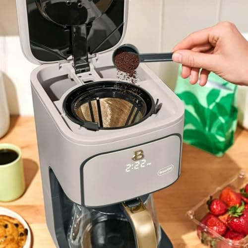 12-Cup Programmable Drip Coffee Maker, 24-Hour Auto Brew Timer, Strength Control (Regular/Gourmet/Bold), Keep Warm 4 Hours, Pause & Serve, Auto-Clean Reminder, Glass Carafe — view 6