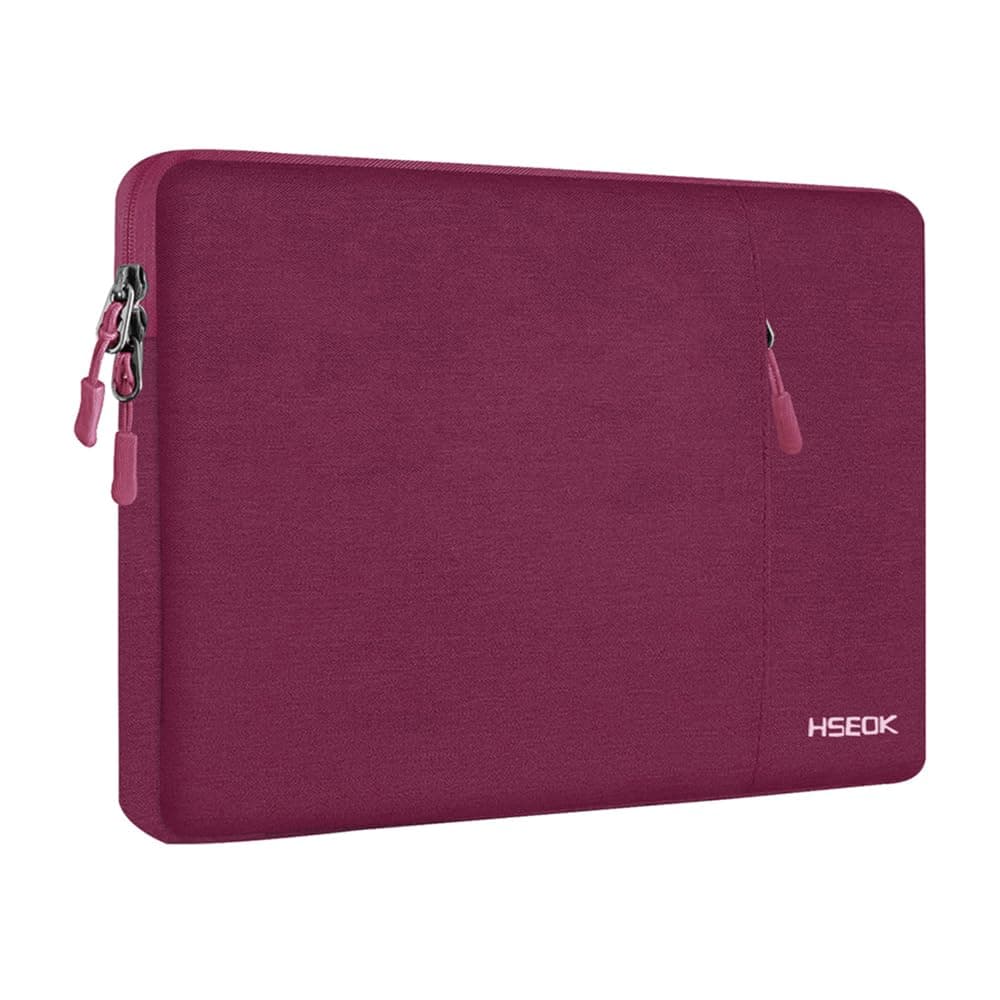 HSEOK 15,6" Funda para Computadora Portátil, Funda Impermeable a Prueba de Golpes con Bolsillo Lateral, Compatible con MacBook Pro 16"/15" y la Mayoría de Las PC de 15" 15,6" 16",W02R01