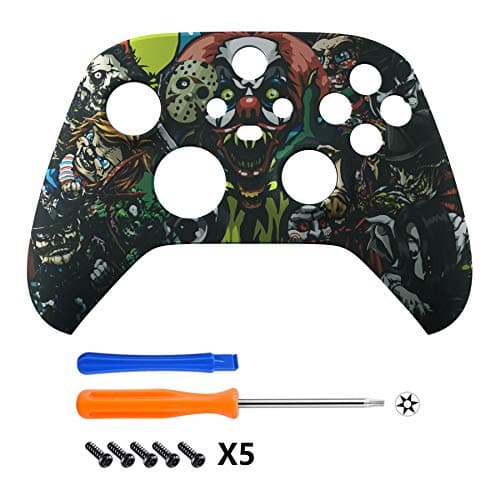 eXtremeRate Custom Shell for Xbox Series X & S Controller - Revitalize Your Controller - Scary Party Replacement Cover Front Housing Cover for Xbox Core Controller Wireless [Control NOT Included] — view 2