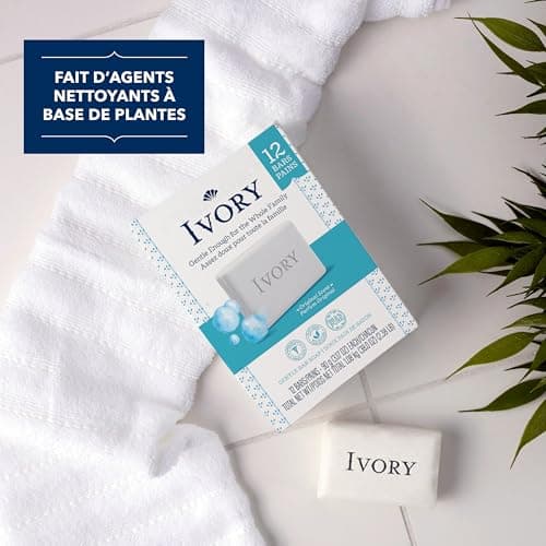 Ivory Bar Soap Original Scent, 1.08 Kg Total (12 Count of 90 g Each) — view 11
