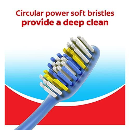 Colgate Extra Clean Toothbrush, Soft Toothbrush for Adults, 6 Count (Pack of 1) — view 5