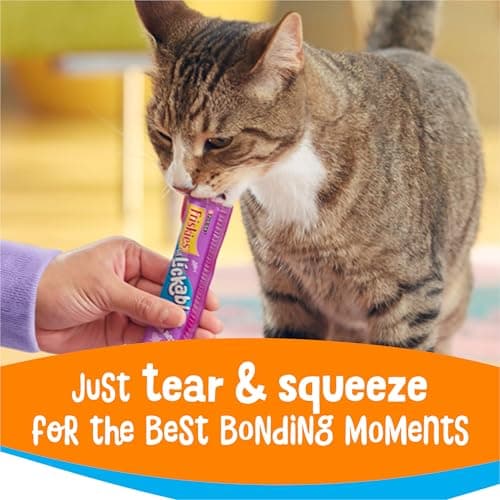 Friskies Purina Lil’ Lickables with Chicken, with Tuna or with Ocean Whitefish Variety Pack Lickable Cat Treats  - 10 oz (Pack of 20) — view 3