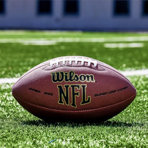 Wilson NFL Super Grip Composite Football - Official Size, Brown — view 4