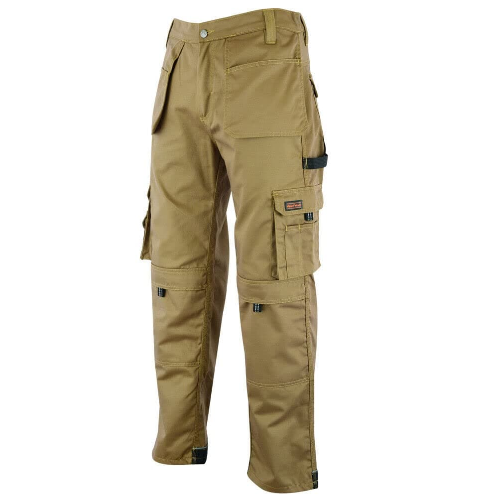 WrightFits Men Pro-11 Work Trousers Black - Heavy Duty Safety Combat Cargo Pant - Multi Pockets & Knee Pad Pockets - Triple Stitched -Durable Work wear (28W-48W) — view 10