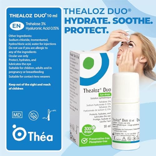 Thealoz Duo Dry Eye Relief Drops, Preservative-Free, Hyaluronic Acid, 10ml — view 4