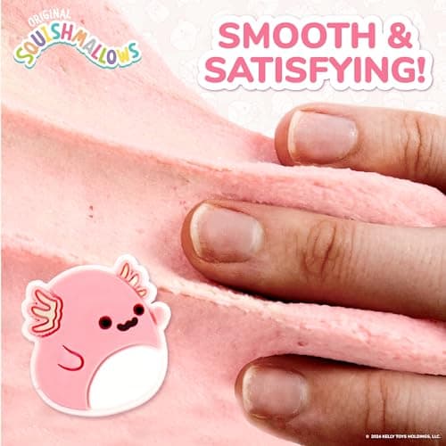 Original Squishmallows Archie The Axolotl Premium Cloud, 8 oz. Cotton Candy Scented with 3 Fun Add Ins, Great 6 Year Old Toys, Super Soft Sludge Toy — view 6