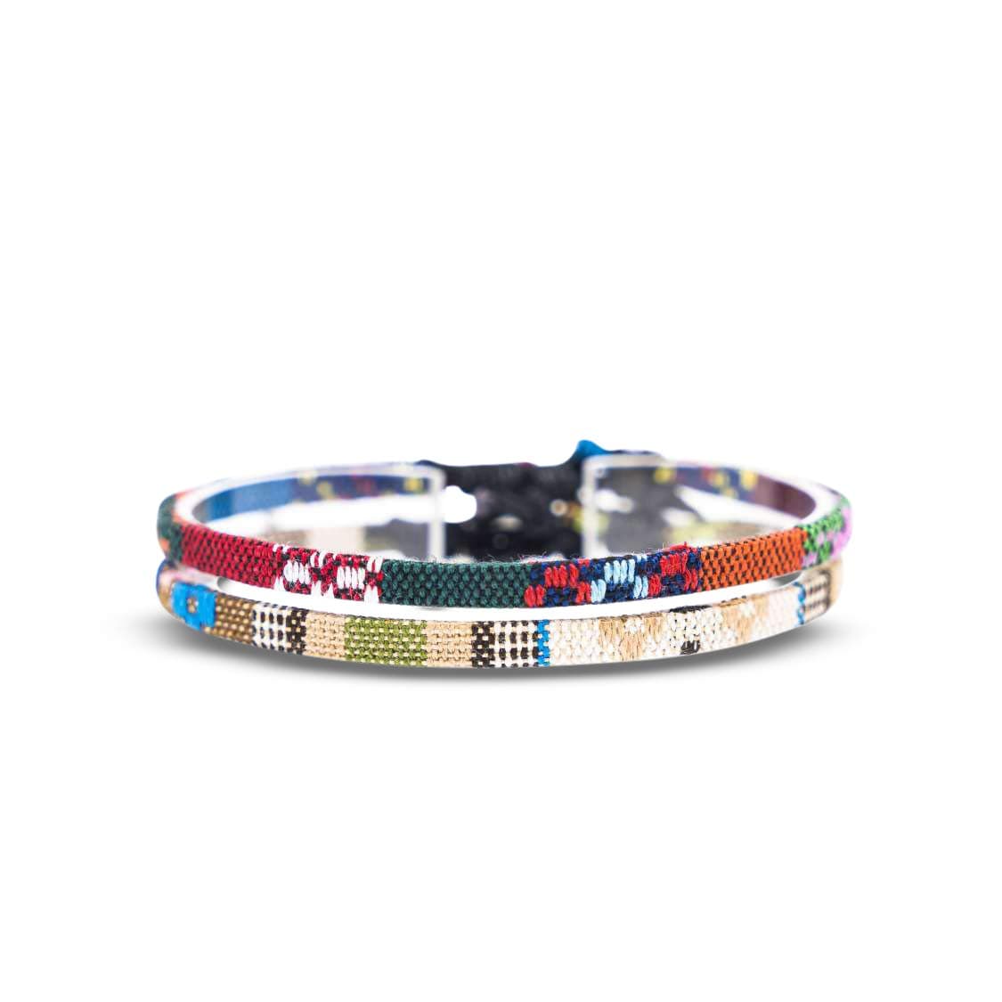 Made by Nami Tobilleras Mujer Impermeables Ajustables 19-38cm Pulseras Boho de Hilo Algodón 100% Turquesa — view 24