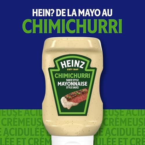 Heinz Chimichurri Mayonnaise Style Sauce, for Grilled Chicken, Steak Sandwiches and Roasted Vegetables, 340 mL Bottle — view 4
