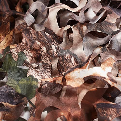 Camo Netting, Bulk Roll Camouflage Netting 190T Tree Camo 5 X 6.56 ft, Military Hunting Mesh Free Cutting for Hunting Blind Sunshade Shooting Theme Party Decoration