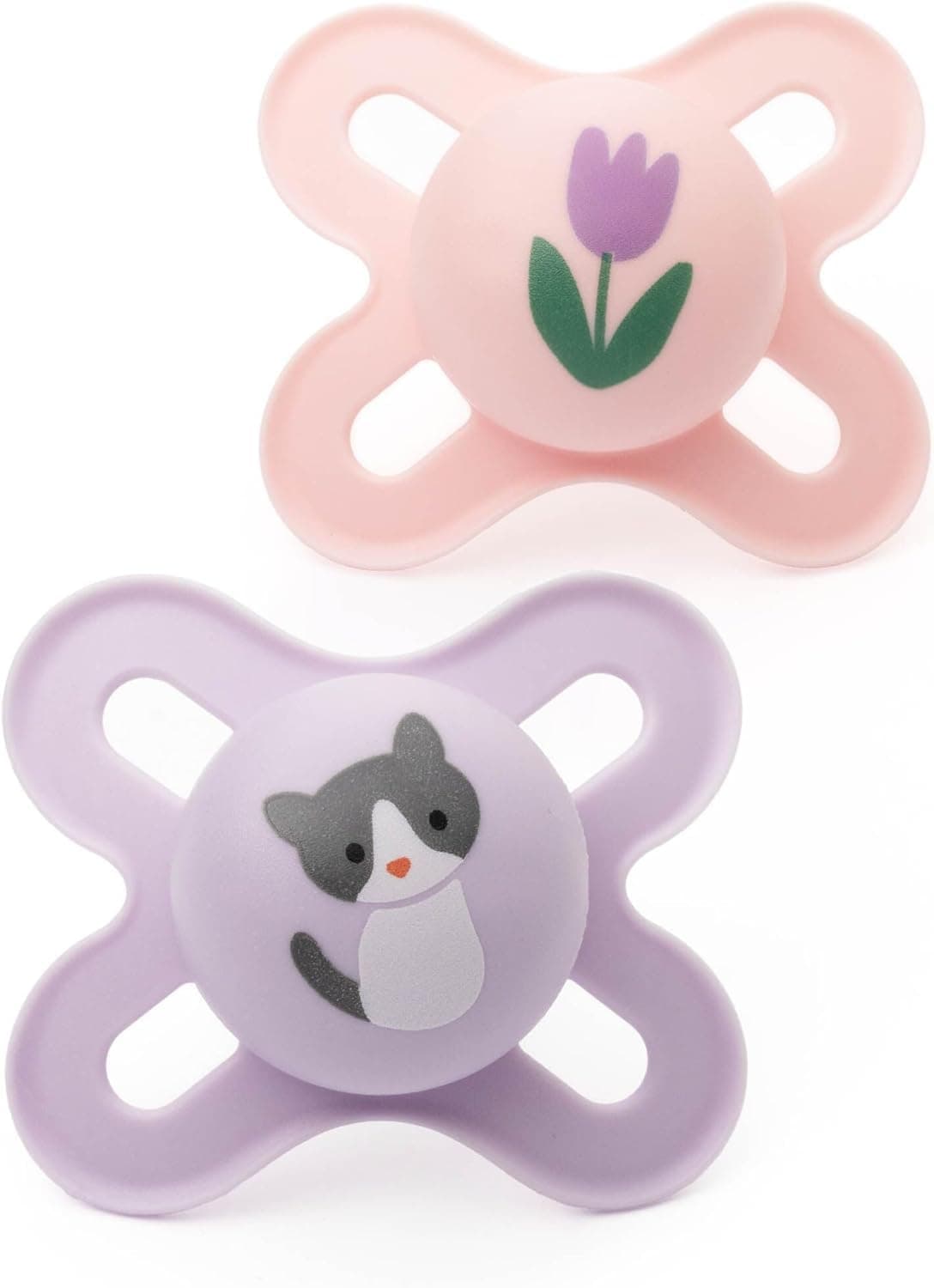 MAM Original Start Soothers | 0-2 Months | 2 Pack | Newborn Dummies | Comes in Dummy Steriliser Case | Sustainable Materials | Baby Accessories for Newborn | Buttercup/Cream (Various Designs) — view 12
