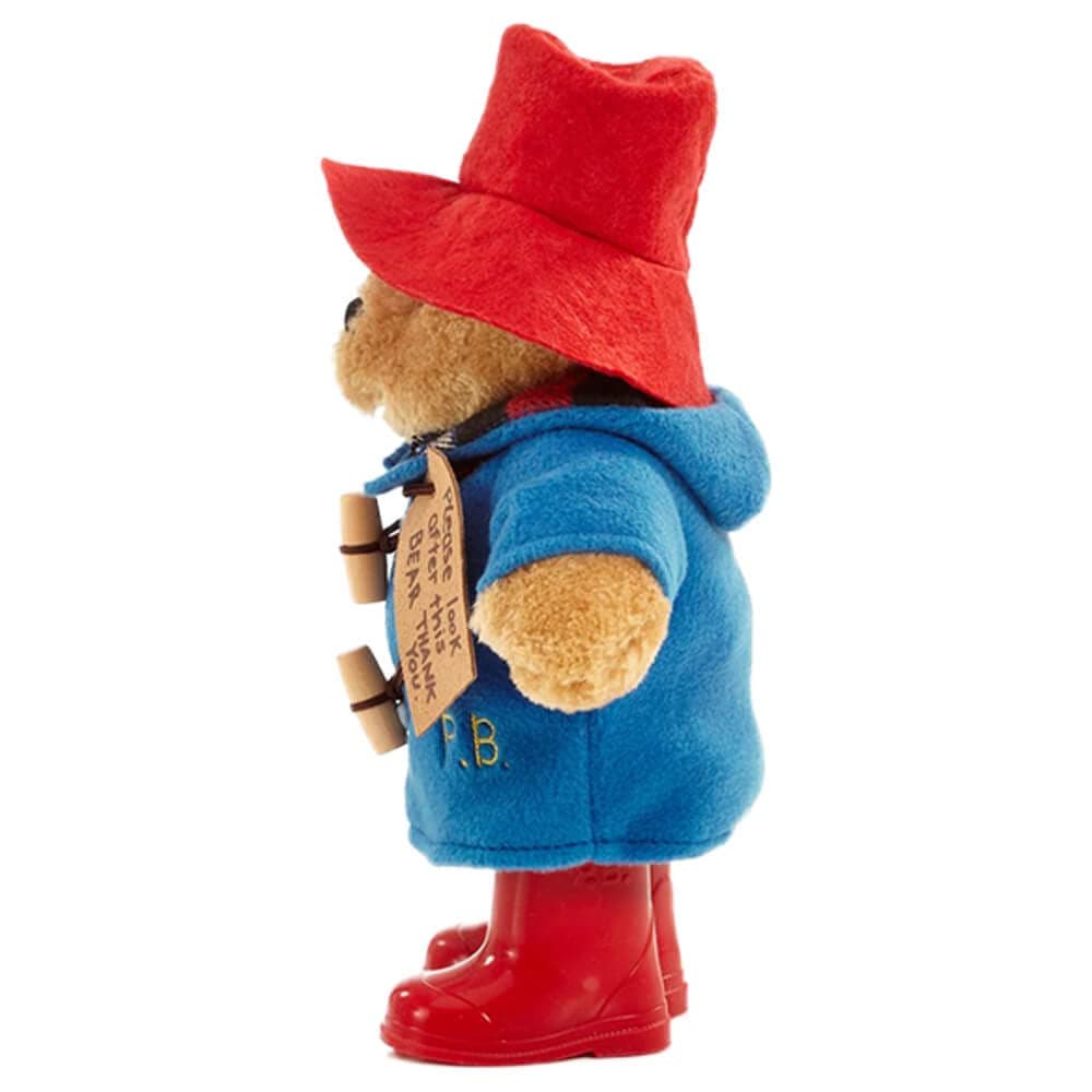 Rainbow Designs Classic Paddington Bear with Boots - 25cm Standing Plush Character - Soft & Cuddly Paddington Teddy Bear with Iconic Duffle Coat, Bush Hat & Shiny Red — view 4