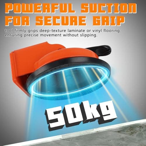 Heavy Duty Floor Gap Fixer Tool, Plank Grabber with Suction Cup(D: 4.84 Inch), Flooring Gap Repair Tool for Wood, Tile, Vinyl, Laminate Flooring Tools, Flooring for Widths 5 Inches and Above — view 8