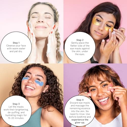 grace & stella Award Winning Under Eye Patches (12 pairs) Eye Masks for Puffy Eyes & Dark Circles - Birthday Gifts for Women, Bachelorette Party Favors, Bridesmaid, Self Care, Relaxation Gifts for Her — view 5