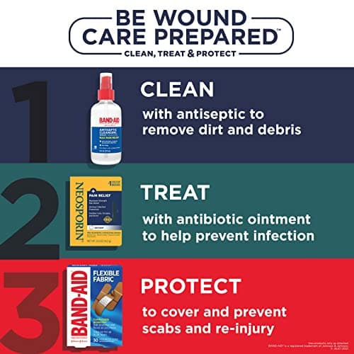 Band-Aid, Brand Tru-Stay Adhesive Pads, Large Sterile Sheer Bandages for First Aid and Wound Care, Large Pad Covers and Protects Minor Cuts, Scrapes and Burns, Lightweight, Large Size, 10 Count — view 5