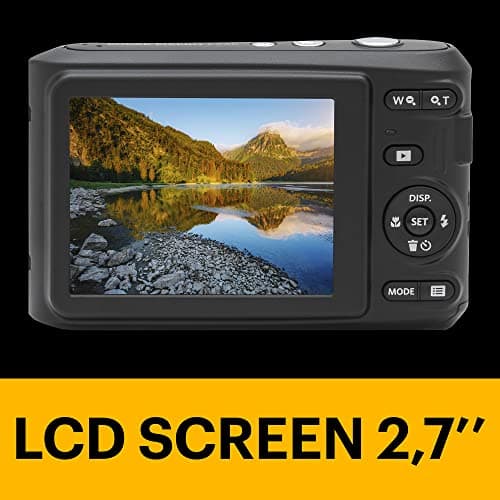 Kodak PIXPRO FZ45 Digital Camera, 16MP Point & Shoot with 4X Optical Zoom, 27mm Wide Angle, 2.7 Inch LCD, 1080p Video, Black — view 4