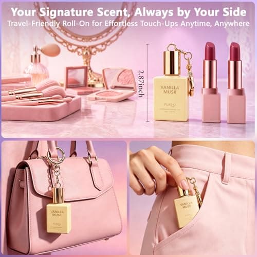 PUREU Pheromones Perfumes for Women Roll On – Vanilla Musk Pheromone Perfume Long Lasting Vanilla Perfume Travel Size Perfume Fragrance Eau De Parfum 0.34 Fl Oz/10ml, Made in USA — view 5