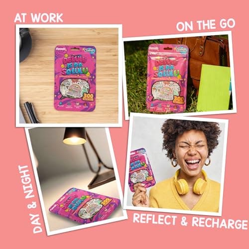 300PCS Funny Stickers for Adults - Delulu is Da Solulu Sticker Pack By Puraesla - Sarcastic Meme Decals for Best Friends, Co-Workers Waterproof Vinyl for Laptop, Water Bottle, Journal, Scrapbooking — view 2