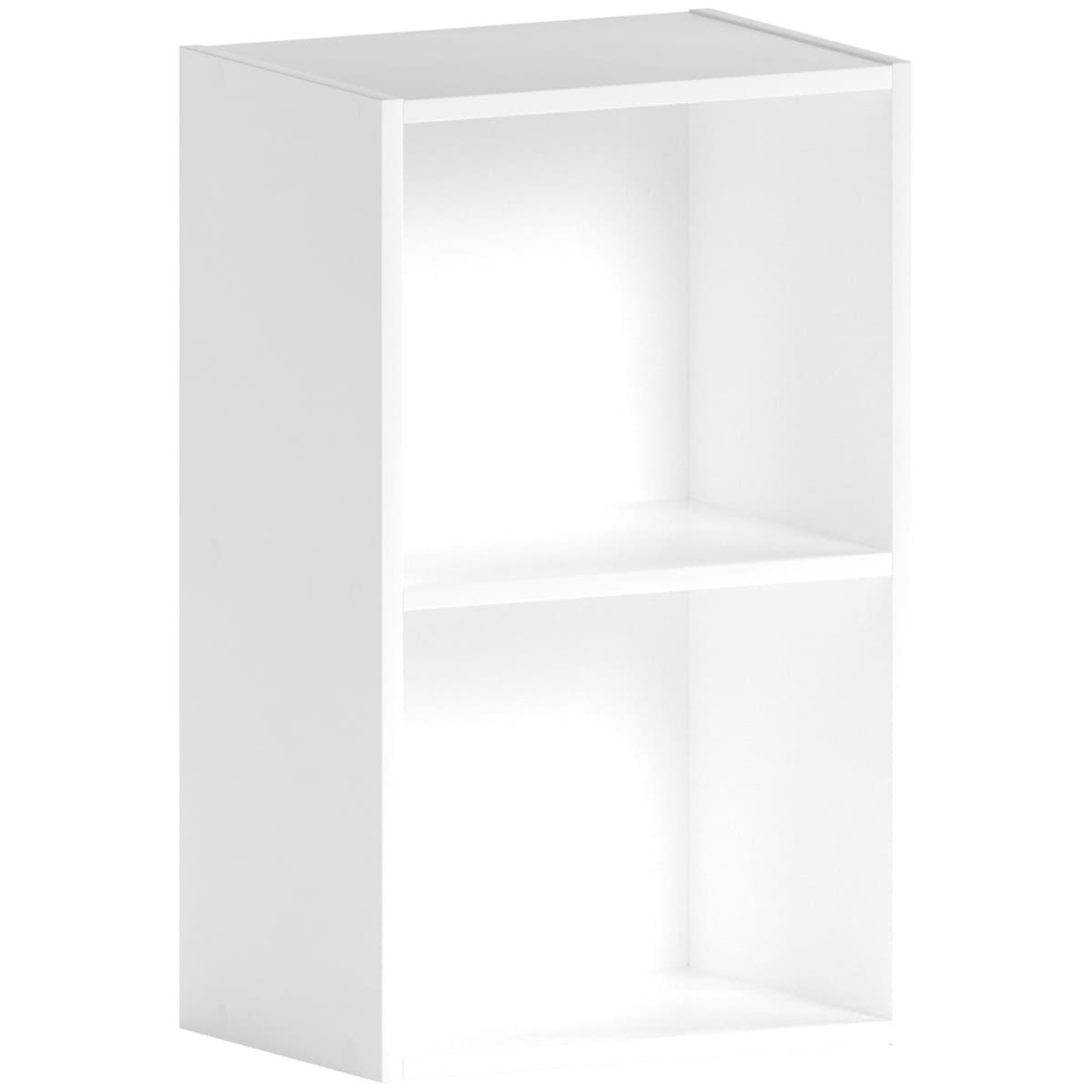 Vida Designs Oxford 3 Tier Cube Bookcase, White Wooden Shelving Display Storage Unit Office Living Room Furniture — view 27