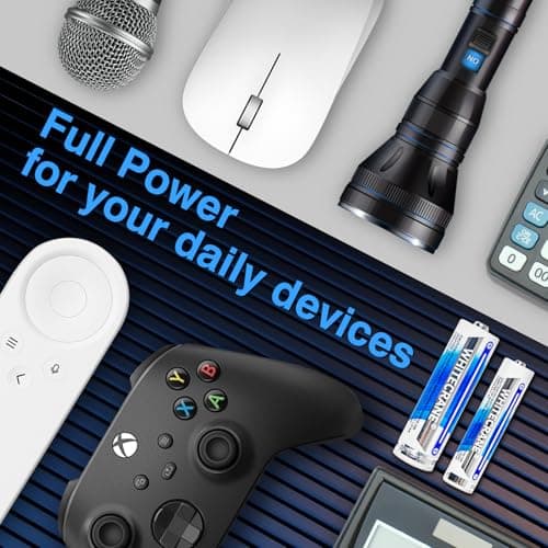 Awelov 24 Count AA Batteries Alkaline Double A Battery 1.5v Long-Lasting 10-Year Shelf Life Leak-Proof Design Maximum Performance for Daily Device — view 3