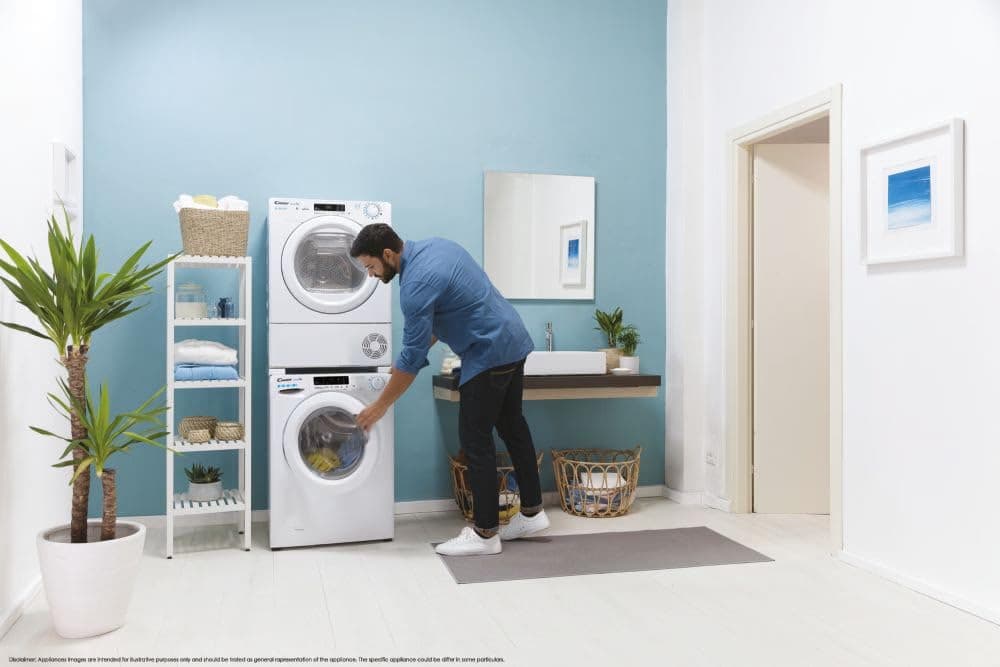 Candy CSOEC10TE 10kg Condenser Tumble Dryer, Sensor Dry, EasyCase, WiFi, White — view 6