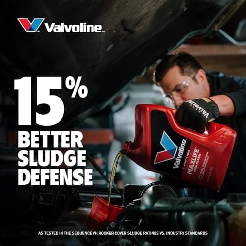 Valvoline MaxLife High Mileage 5W-30 Synthetic Blend Motor Oil 5 Quart — view 6