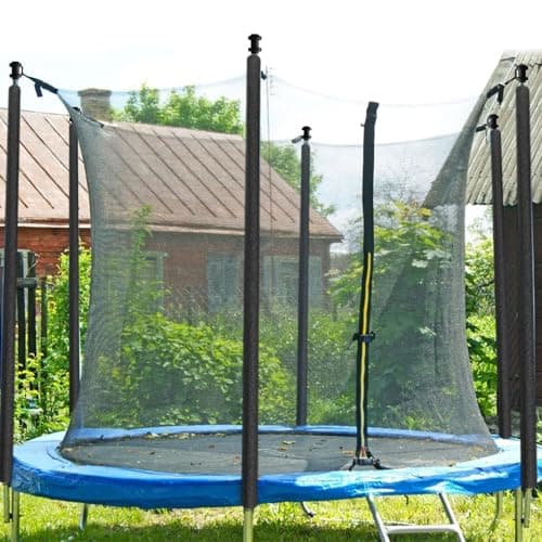 12Pcs Trampoline Pole Foam Sleeves 88cm Length, Trampoline Tube Covers, Waterproof Trampoline Accessories Replacement Parts for Poles with 2.5cm-2.6cm Diameter (Black) — view 2