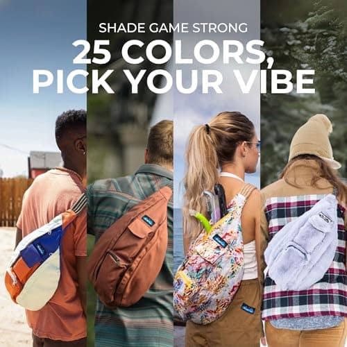 KAVU Rope Sling Bag - Large Crossbody Bags for Women & Men, Dream Trail — view 5