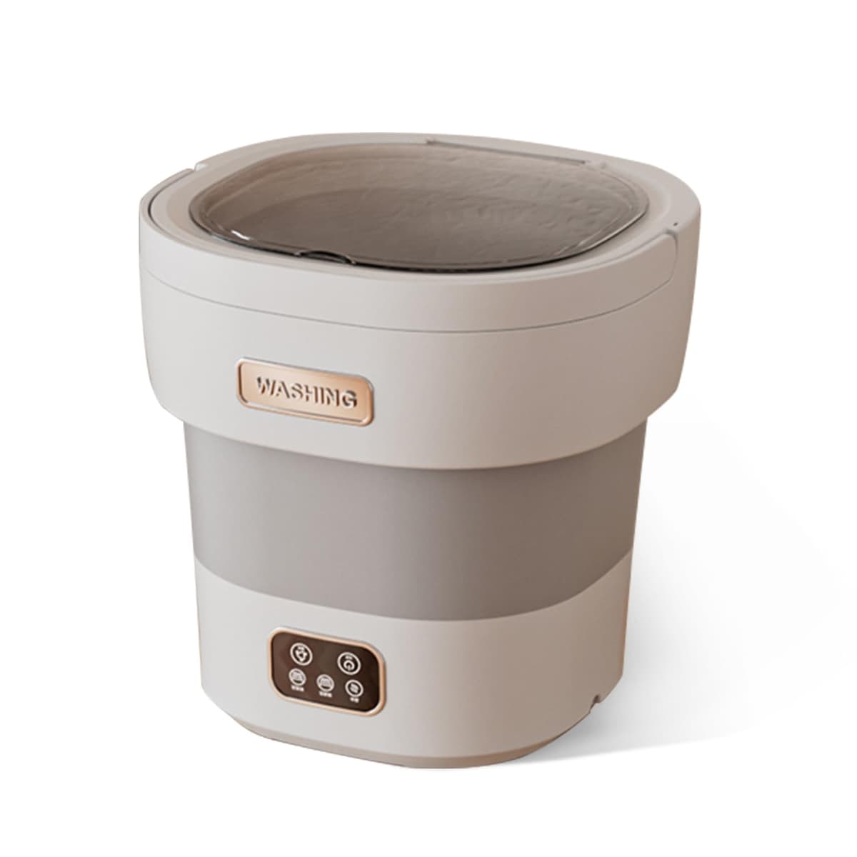12L Portable Washing Machine with Spin Dryer, Mini Washing Machine with 2 Cleaning Modes & Touchscreen One-Button Operation, Small Washer for Underwear Baby Clothes Socks for Apartment Dorm Camping -A