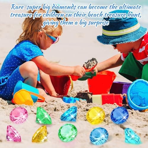 MARFOREVER Extra Large Diving Gem Pool Toys 60MM Extra Big Diamond Boho — view 5
