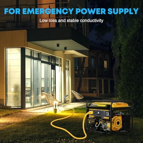 Kohree Nema L14-30 Generator Cord 30 Amp 4 Prong, 20ft Heavy Duty Generator Power Locking Cord for Manual Transfer Switch, Electric Extension Wire 10 Gauge 125/250V, 7500W with Cord Organizer — view 5