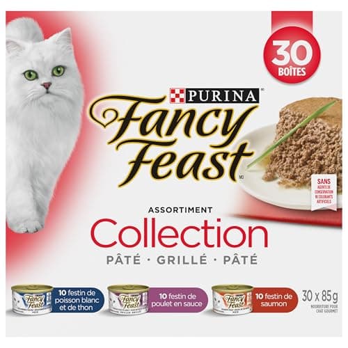Fancy Feast Wet Cat Food, Collection Variety Pack 3 Flavours - 85 g Can (30 Pack) — view 2