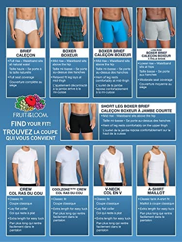 Fruit of the Loom Men's 5 Pack Exposed Waistband Assorted, Blues Boxer, Size Small — view 4