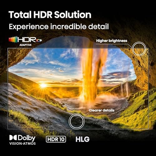 Hisense 50E6SF - 50" E6 Series Hi-QLED 4K UHD Smart Fire TV, AI Light Sensor, Dolby Vision · Atmos, Voice Remote with Alexa, Motion Rate 120, HDR 10+ Adaptive, Game Mode Plus (2026 New Model) — view 4