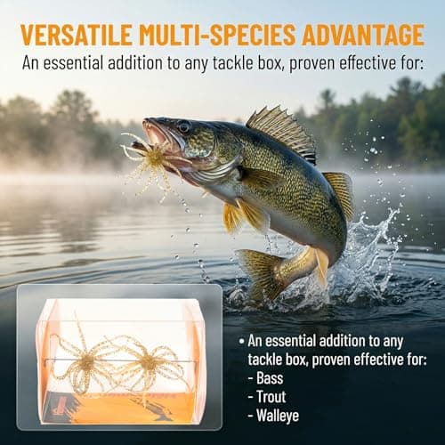 WATNTOW 2PCS Sea Urchin Fishing Lures, Soft Plastic Bass Fishing Bait, Lure Bait for Black Pits, Artificial Creature Urchin Baits Lures for Bass, Freshwater & Saltwater — view 2