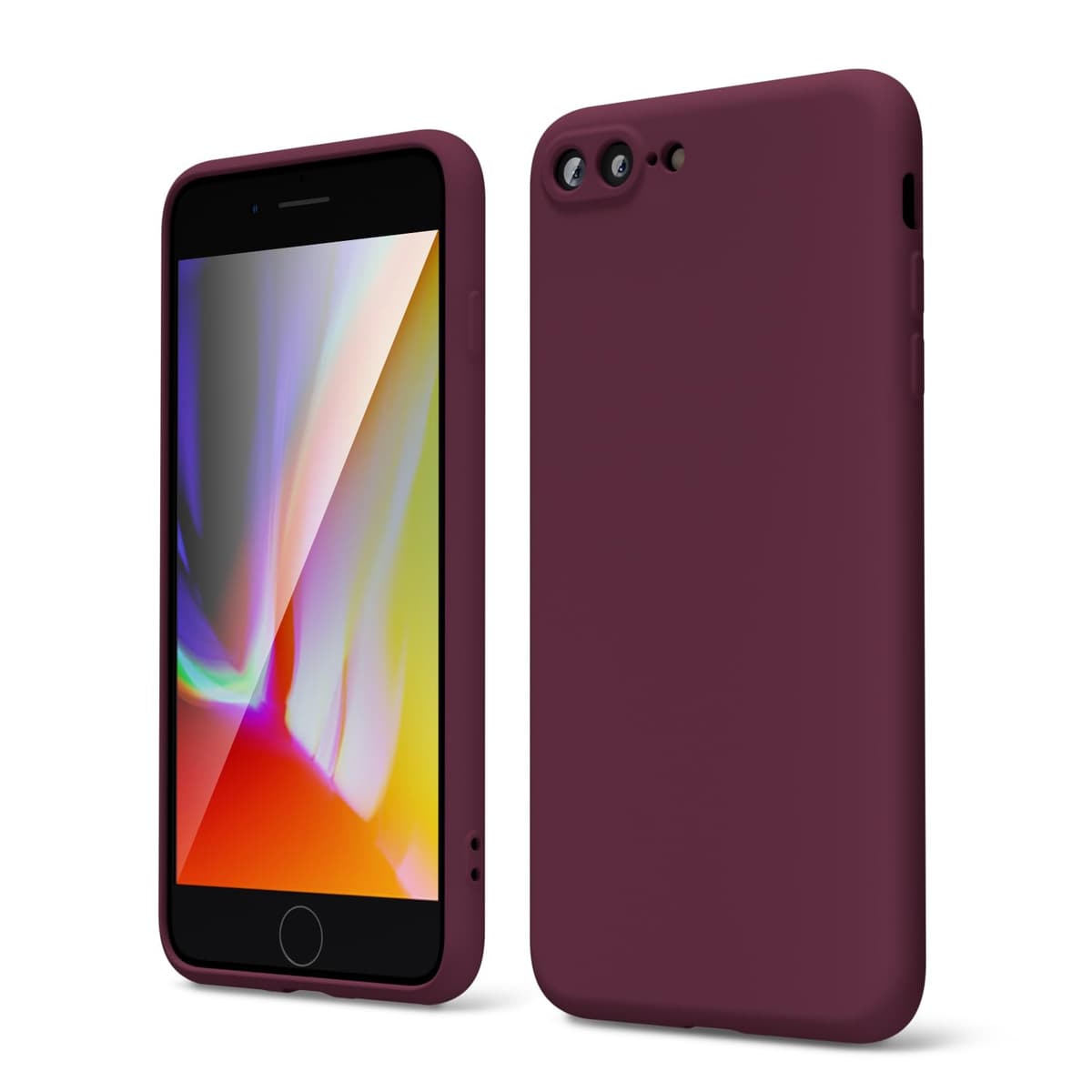 oakxco for iPhone 17 Pro Max Phone Case Liquid Silicone, Cute Thin Slim Grip Soft Rubber Gel for Women Men, Smooth Matte TPU Plain Solid Color Girly Simple Case with Camera Cover, Light Pink — view 1872