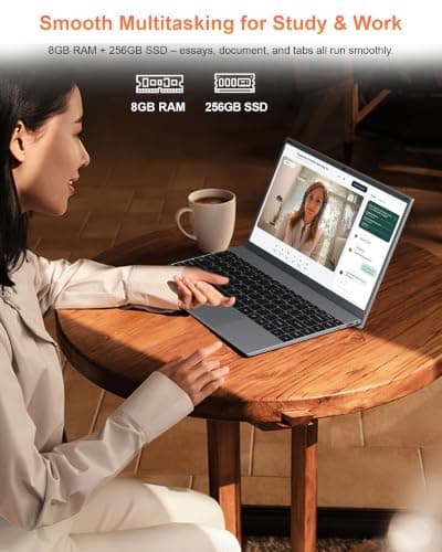 TEKTAIPC 15.6 Inch Laptop 8GB RAM 256GB SSD Laptop Computer for Student and Business, AMD 3020e Processor, FHD Anti-Glare Display, Long Battery Life, Webcam, WiFi5