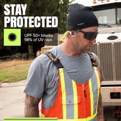 Pioneer Hi Vis Safety Overalls for Men - For Construction, Traffic, Sanitation - Class 2 - 7 Pockets - High Visibility Orange — view 7
