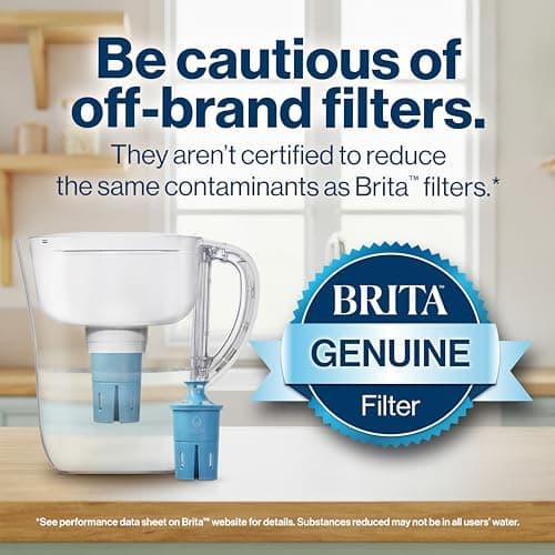 Brita Elite Replacement Filter, Reduces 30+ contaminants while keeping healthy minerals, WQA Certified to reduce Lead, Microplastics, Chromium and Chlorine, Lasts 6 months, 2 Count — view 3