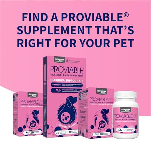 Nutramax Proviable Probiotics for Dogs and Cats, Daily Digestive Health Supplement with Multiple Strains of Bacteria, Cat and Dog Probiotics Plus Prebiotics, 30 Capsules — view 10