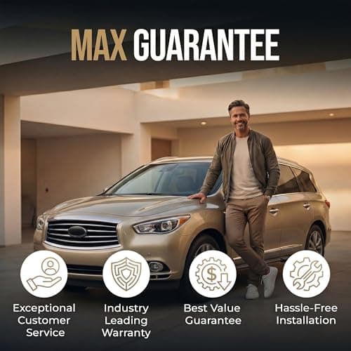 MAX Advanced Brakes - Brake Kit For 2015-2023 Nissan Murano, 2013-2020 Nissan Pathfinder, Infiniti QX60| Carbon Ceramic Brake and Rotor Kit Front and Rear| Drilled Slotted Brake Rotors — view 7