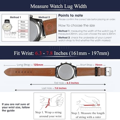20mm Light Brown Handmade AIIigator Belly Watch Band Men Quick Release Hornback Croc Replacement Pin Tang Buckle Wristwatch Strap by Vietnamese DH-06-20MM — view 4