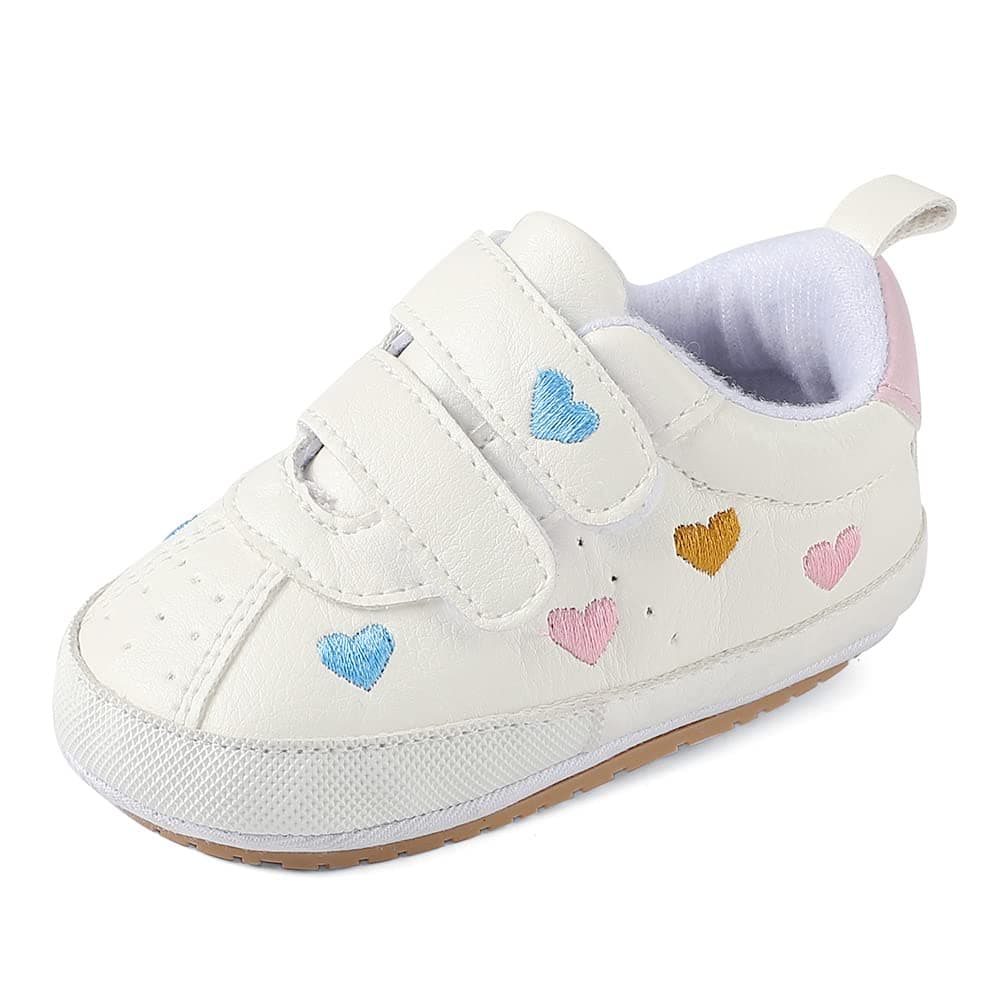 MK MATT KEELY Baby Boys Girls Soft Sole Sneakers Infant PU Leather Shoes Prewalkers